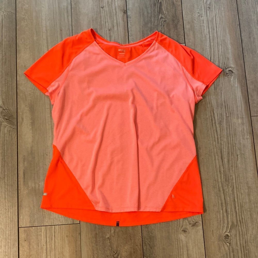 Womens Danskin Now V Neck Dri Fit Top